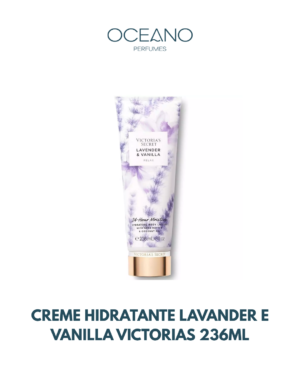 CREME HIDRATANTE LAVANDER E VANILLA VICTORIAS 236ML
